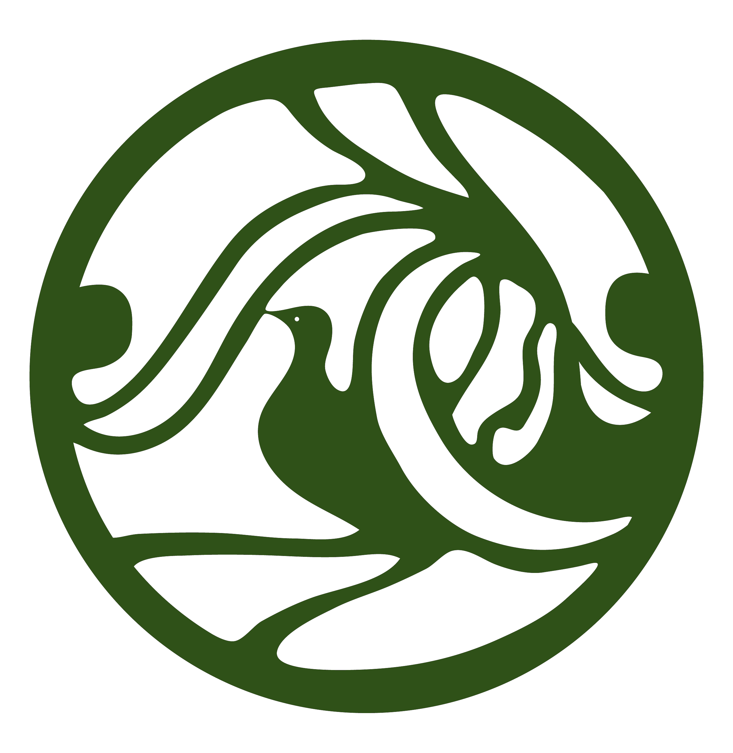 sugarloaf business services logo lyrebird green